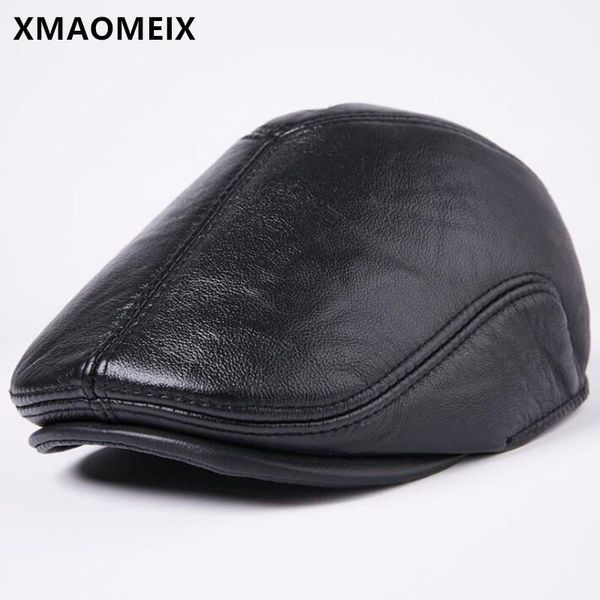 berets xmaomeix winter first layer cowhide hat men's thick fluff warm beret genuine leather cap fur earmuffs hats for men dad's, Blue;gray
berets xmaomeix winter first layer cowhide hat men's thick fluff warm beret genuine leather cap fur earmuffs hats for men dad's, Blue;gray