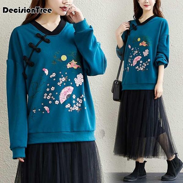 ethnic clothing 2021 casual hooded women long sleeve sweatshirts pullover qipao chinese traditional streetwear sweatshirt cheongsams1, Red
ethnic clothing 2021 casual hooded women long sleeve sweatshirts pullover qipao chinese traditional streetwear sweatshirt cheongsams1, Red