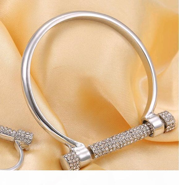 personality jewellery fashion full rhinestone cz screw d shaped designs bangle bracelet for women gift, Black
personality jewellery fashion full rhinestone cz screw d shaped designs bangle bracelet for women gift, Black