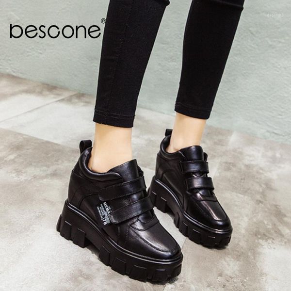 boots bescone thick bottom ankle woman height increasing high platform ladies hook&loop design round toe women shoes bo7371, Black
boots bescone thick bottom ankle woman height increasing high platform ladies hook&loop design round toe women shoes bo7371, Black