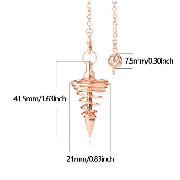 reiki healing pendulums metal pendant amulet spiral cone antique gold silver color pyramid pendule reiki pendulum for m jllemm, Black
reiki healing pendulums metal pendant amulet spiral cone antique gold silver color pyramid pendule reiki pendulum for m jllemm, Black