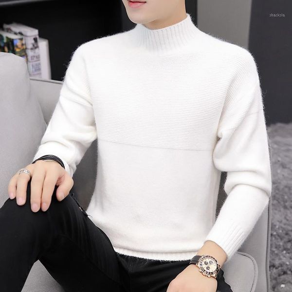 2020 new winter brand cashmere sweater men thick warm male turtleneck pullovers fashion men's christmas sweaters1, White;black
2020 new winter brand cashmere sweater men thick warm male turtleneck pullovers fashion men's christmas sweaters1, White;black