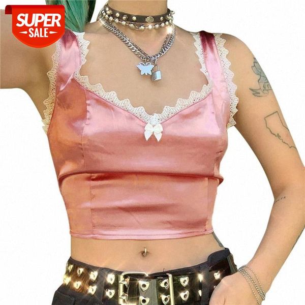 y2k crop tank ropa mujer gothic e-girl summer satin pink sweet cute shiny female lace bowknot sling 2020 party #ed7b, White
y2k crop tank ropa mujer gothic e-girl summer satin pink sweet cute shiny female lace bowknot sling 2020 party #ed7b, White