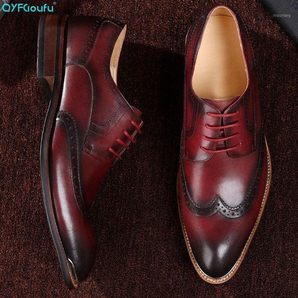 qyfcioufu mens formal shoes genuine cow leather oxford shoes for men dressing wedding men's office lace up brogue1, Black
qyfcioufu mens formal shoes genuine cow leather oxford shoes for men dressing wedding men's office lace up brogue1, Black