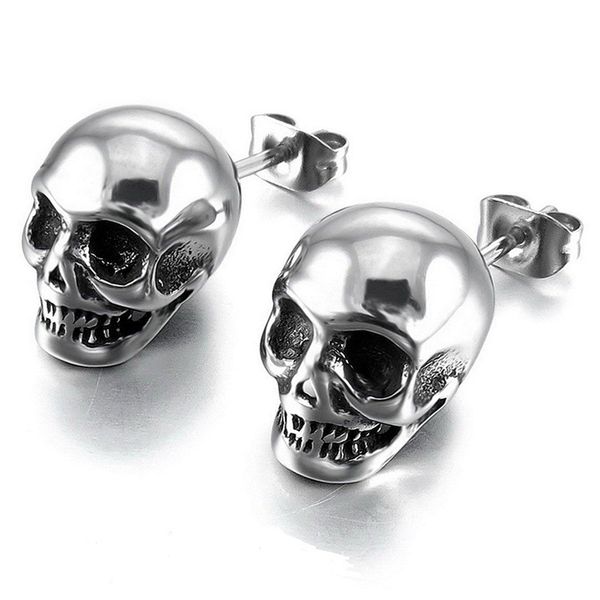 punk style stud earrings gifts for women black fashion woman accesories funny personality retro skull earrings jewelry, Golden;silver
punk style stud earrings gifts for women black fashion woman accesories funny personality retro skull earrings jewelry, Golden;silver