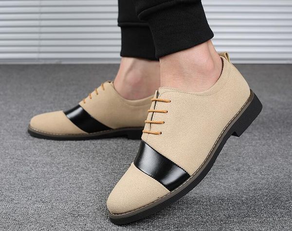 2021 new arrival men pointed suede patchwork lace-up oxford shoes for man male wedding dress homecoming shoes zapatillas hombre, Black
2021 new arrival men pointed suede patchwork lace-up oxford shoes for man male wedding dress homecoming shoes zapatillas hombre, Black