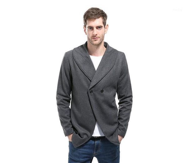 men's wear overcoat large lapel design british-style fashion mid-length solid color men duffle coat overcoat1, Black
men's wear overcoat large lapel design british-style fashion mid-length solid color men duffle coat overcoat1, Black