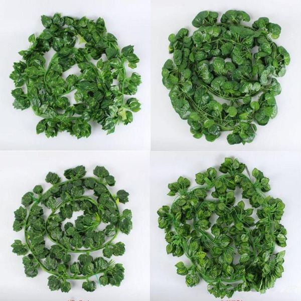 decorative flowers & wreaths 2.1m long artificial plants green ivy leaves grape vine fake parthenocissus foliage home wedding bar decoratio
decorative flowers & wreaths 2.1m long artificial plants green ivy leaves grape vine fake parthenocissus foliage home wedding bar decoratio
