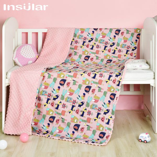 insular cartoon baby blanket swaddle newborn soft bubble flannel baby stroller receiving blankets solid bedding set cotton quilt y201009
insular cartoon baby blanket swaddle newborn soft bubble flannel baby stroller receiving blankets solid bedding set cotton quilt y201009