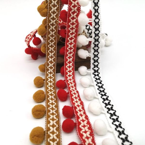 10yards pom pom trim lace fabric sewing accessories pompons trim tassel ball fringes ribbon sewing lace for diy material apparel h qylwee
10yards pom pom trim lace fabric sewing accessories pompons trim tassel ball fringes ribbon sewing lace for diy material apparel h qylwee