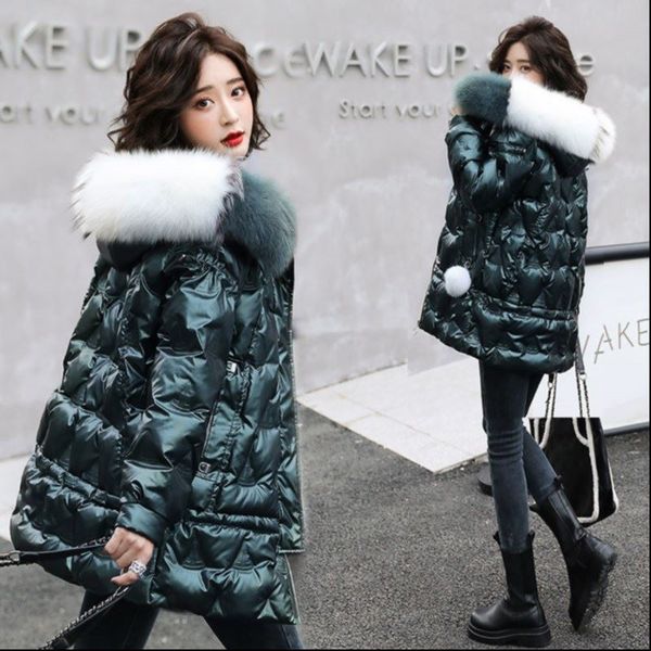bright face middle long 2020 new korean loose down clothes women's cotton padded jacket winter, Black
bright face middle long 2020 new korean loose down clothes women's cotton padded jacket winter, Black