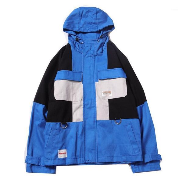 hip hop jacket men color patchwork hooded windbreaker jackets 2020 spring fashion men women hoody coats streetwear male mg4371, Black;brown
hip hop jacket men color patchwork hooded windbreaker jackets 2020 spring fashion men women hoody coats streetwear male mg4371, Black;brown