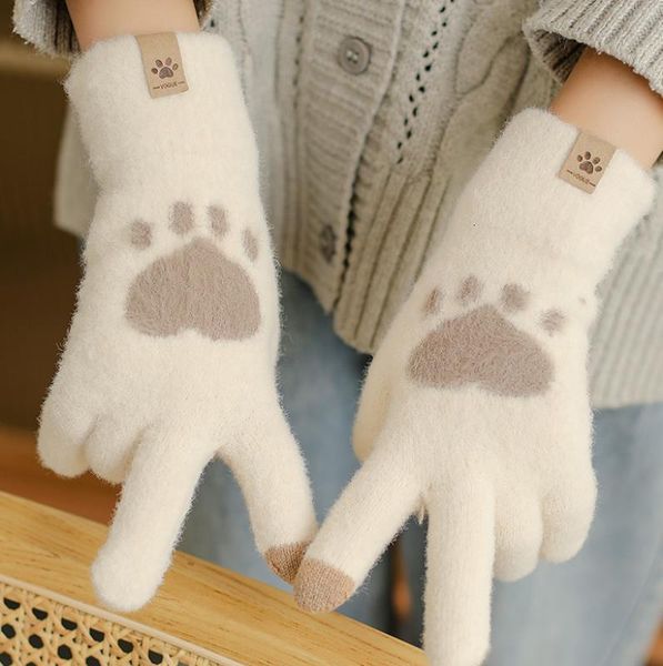 gloves winter women' lovely full finger woolen gloves korean plush thickening cycling warm knitting touch screen winter, Blue;gray
gloves winter women' lovely full finger woolen gloves korean plush thickening cycling warm knitting touch screen winter, Blue;gray