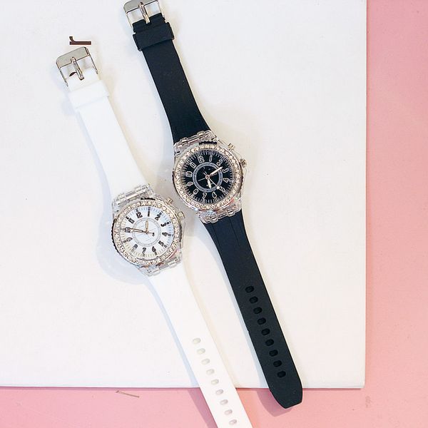 new luminous watch fashion male and female student watchs with round dial silicone strap casual two-color optional christmas gift quartz bra, Slivery;brown
new luminous watch fashion male and female student watchs with round dial silicone strap casual two-color optional christmas gift quartz bra, Slivery;brown