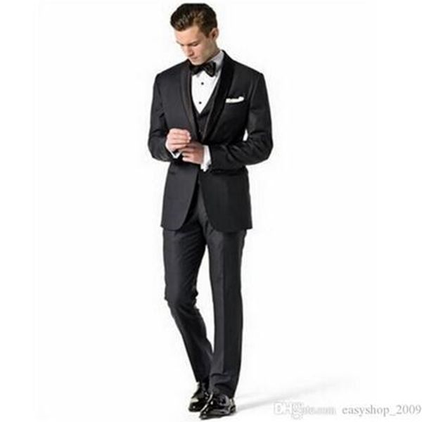 2020 new style groom tuxedo black man shawl lapel man suit bride groom wedding dinner suit (jacket + pants + vest, White;black
2020 new style groom tuxedo black man shawl lapel man suit bride groom wedding dinner suit (jacket + pants + vest, White;black