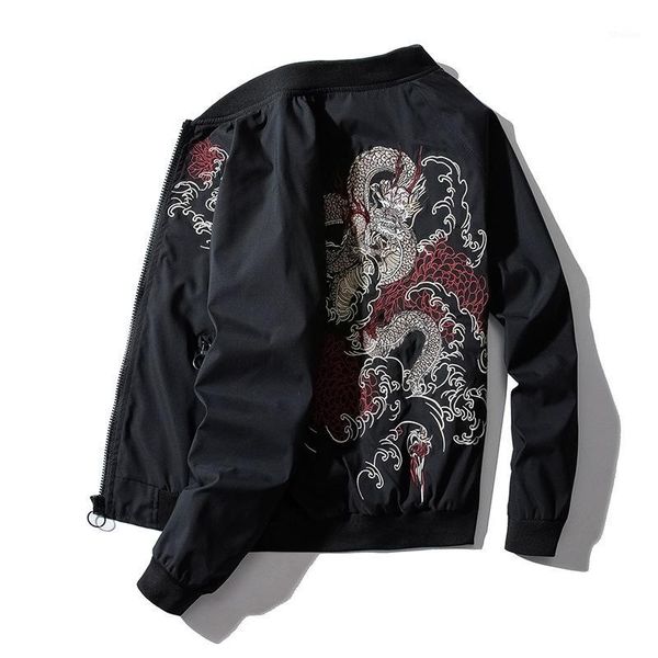 men's jackets high street hipster bomber jacket women men dragon embroidery pilot retro punk hip hop autumn youth streetwear1, Black;brown
men's jackets high street hipster bomber jacket women men dragon embroidery pilot retro punk hip hop autumn youth streetwear1, Black;brown