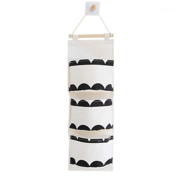af88 -black and white three pocket hanging bag wall polyester cotton hanging storage bag(b)1
af88 -black and white three pocket hanging bag wall polyester cotton hanging storage bag(b)1