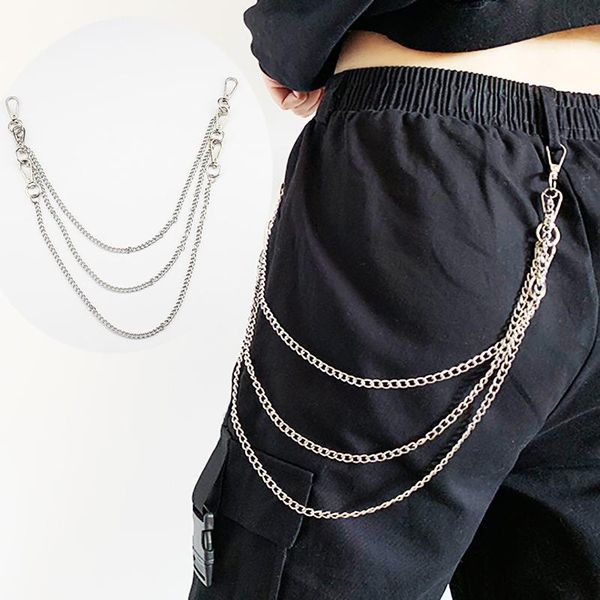 punk hip-hop trendy single/three layer gold silver belts key chain waist pants chain jeans metal accessories jewelry for party, Black;brown
punk hip-hop trendy single/three layer gold silver belts key chain waist pants chain jeans metal accessories jewelry for party, Black;brown