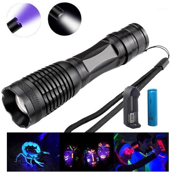 395nm led uv flash torch 2 in 1 powerful white light ultra violet scorpions lamp blacklight uv fluorescent lamp money1
395nm led uv flash torch 2 in 1 powerful white light ultra violet scorpions lamp blacklight uv fluorescent lamp money1