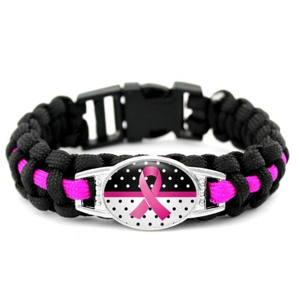 factoryoc0gbreast colors selling (100 pink pcs/lot) 7pcs cancer fighter hope ribbon awareness paracord bracelets blue yellow bl
factoryoc0gbreast colors selling (100 pink pcs/lot) 7pcs cancer fighter hope ribbon awareness paracord bracelets blue yellow bl