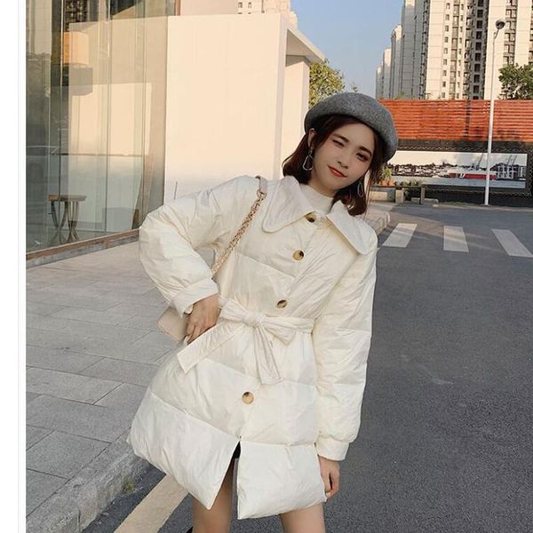 new 2021 autumn winter women jackets quilted puffer parkas high-quality warm lace up sweet lady oversize coat cl6161, Black
new 2021 autumn winter women jackets quilted puffer parkas high-quality warm lace up sweet lady oversize coat cl6161, Black