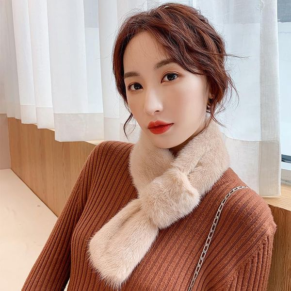 scarves lantafe women scarf fur winter collar simple style real neck keep warm ladies, Blue;gray
scarves lantafe women scarf fur winter collar simple style real neck keep warm ladies, Blue;gray