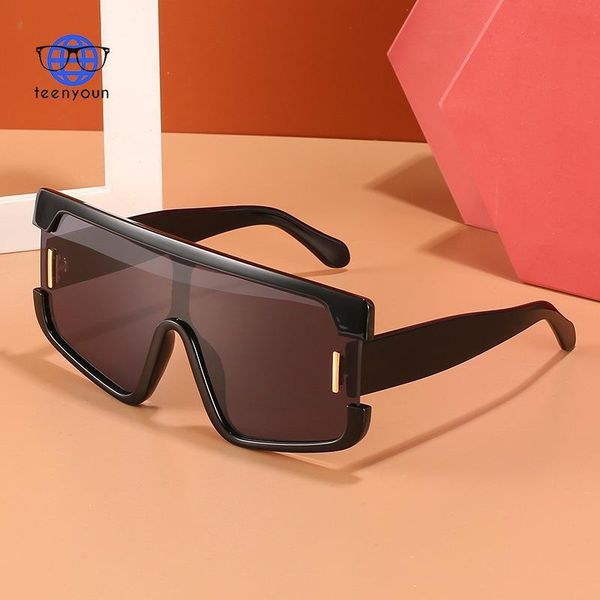 sunglasses teenyoun 2021 designer oversized for women men square sun glasses femme uv400, White;black
sunglasses teenyoun 2021 designer oversized for women men square sun glasses femme uv400, White;black