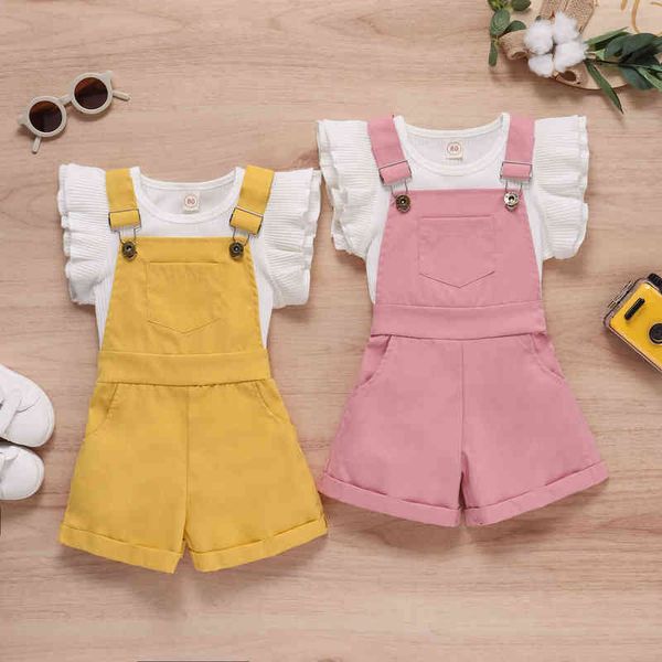 2022-01-18 lioraitiin 0-5years toddler baby girl 2pcs fashion clothing set off shoulder solid shirt jumpsuit 2colors g220217, White
2022-01-18 lioraitiin 0-5years toddler baby girl 2pcs fashion clothing set off shoulder solid shirt jumpsuit 2colors g220217, White