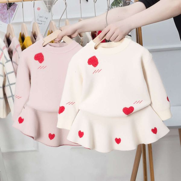 winter autumn and 2020 clothing korean girls' love sweater set children's pullover, Blue
winter autumn and 2020 clothing korean girls' love sweater set children's pullover, Blue