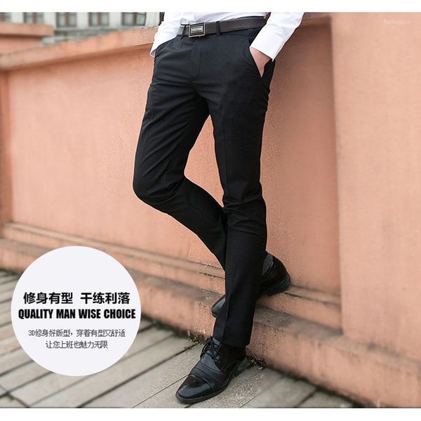 men's business pants new arrival slim fit design classic men's trousers, White;black
men's business pants new arrival slim fit design classic men's trousers, White;black