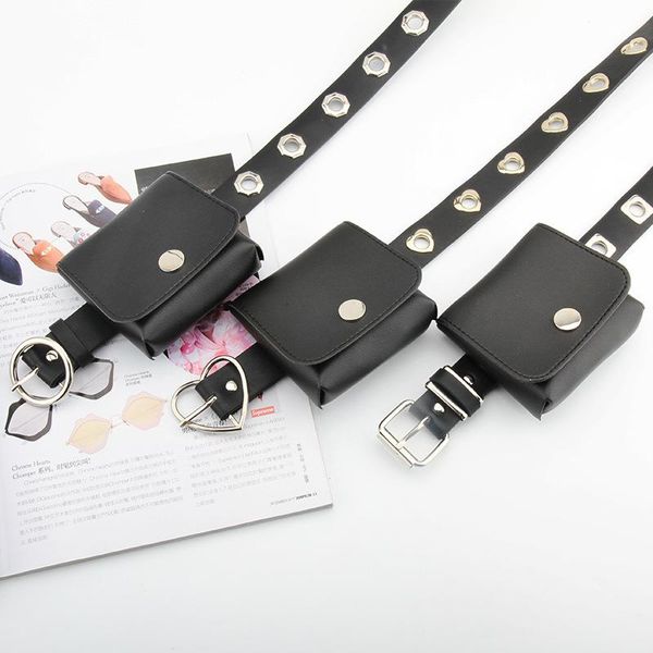 punk wind chain belt bag belt trend fashion wild chain bag korean version full hole pin buckle small, Black;brown
punk wind chain belt bag belt trend fashion wild chain bag korean version full hole pin buckle small, Black;brown