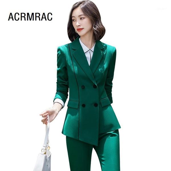 women's two piece pants women suits autumn winter blazers office lady formal work clothes woman set 99201, White
women's two piece pants women suits autumn winter blazers office lady formal work clothes woman set 99201, White