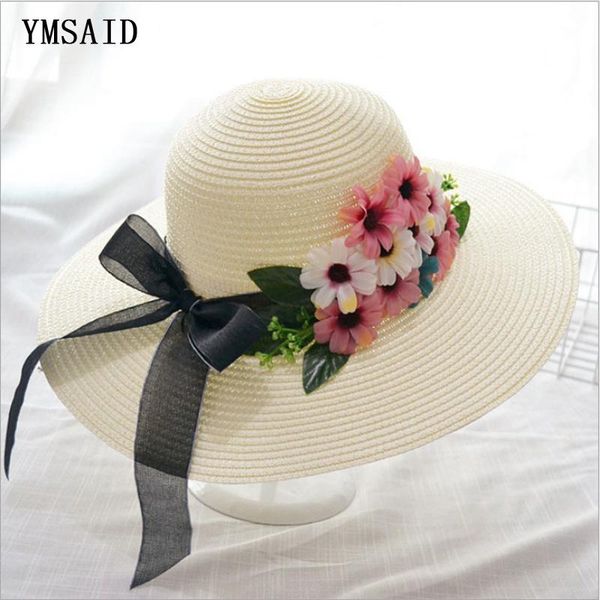 wide brim hats ymsaid double flowers weave straw hat fashion summer panama women visor beach collapsible floral bow sun, Blue;gray
wide brim hats ymsaid double flowers weave straw hat fashion summer panama women visor beach collapsible floral bow sun, Blue;gray