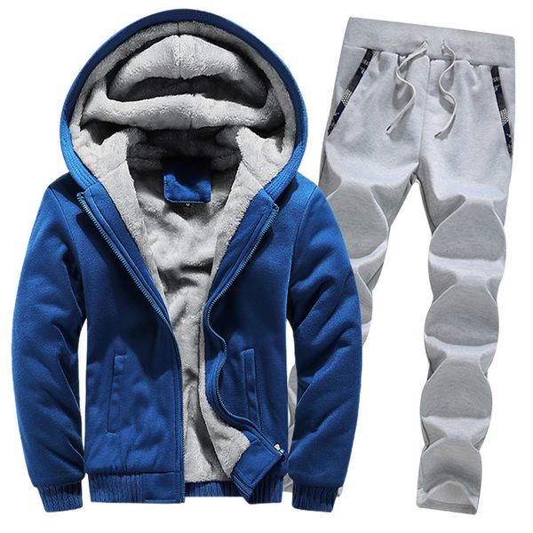 2021 new winter men outfit fleece hoodies and pants fashion 2 piece set sportswear tracksuit running suit jogging workout clothes ixye, Black
2021 new winter men outfit fleece hoodies and pants fashion 2 piece set sportswear tracksuit running suit jogging workout clothes ixye, Black