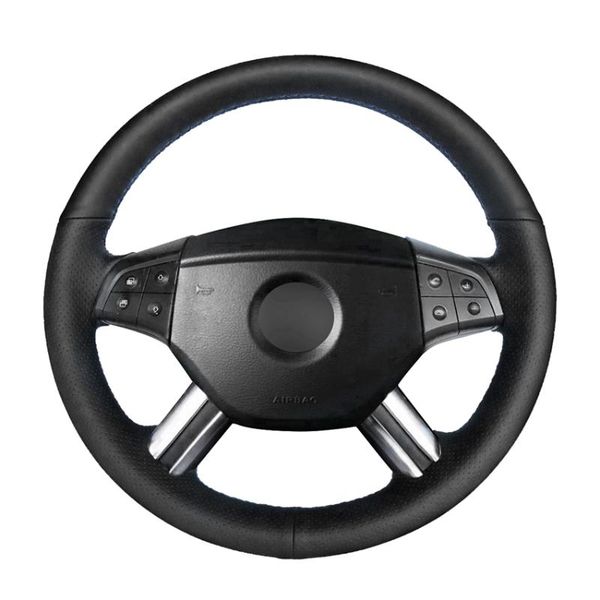 hand-stitched pu artificial leather steering wheel cover for w164 m-class ml350 ml500 x164 gl-class gl4
hand-stitched pu artificial leather steering wheel cover for w164 m-class ml350 ml500 x164 gl-class gl4