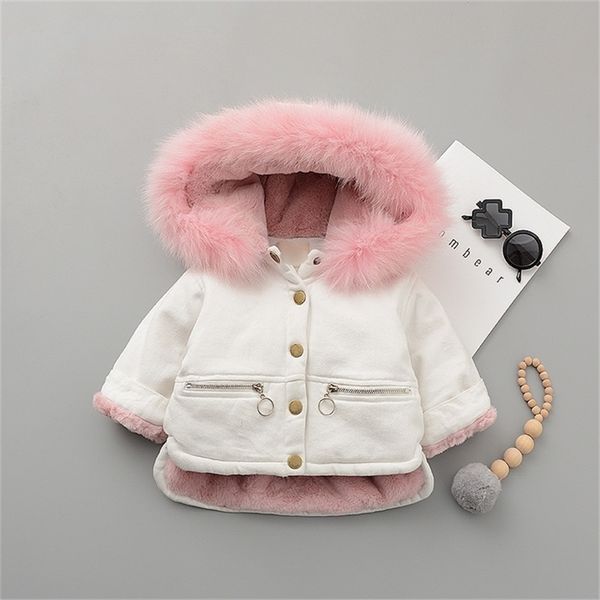 2020 fleece toddler girl jacket denim warm fur hoodie kids winter clothes cotton thick baby boy coats jeans children outerwear lj201007, Blue
2020 fleece toddler girl jacket denim warm fur hoodie kids winter clothes cotton thick baby boy coats jeans children outerwear lj201007, Blue