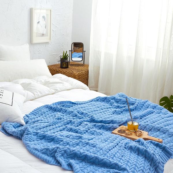blankets cotton knitted pink blanket nordic simplicity solid throw blue white woolen bedblanket home living room decoration
blankets cotton knitted pink blanket nordic simplicity solid throw blue white woolen bedblanket home living room decoration
