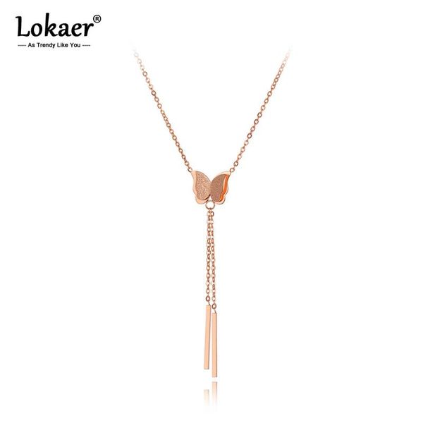 lokaer оригинальный дизайн из нержавеющей стали бабочки choker ожерелья ювелирных изделий розовое золото кисточкой ожерелье для женщин n2001, Golden;silver
lokaer оригинальный дизайн из нержавеющей стали бабочки choker ожерелья ювелирных изделий розовое золото кисточкой ожерелье для женщин n2001, Golden;silver