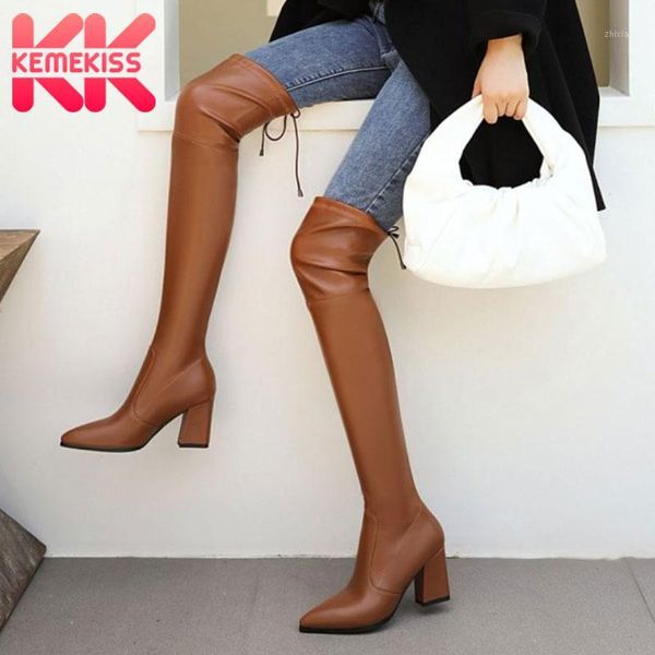 kemekiss over knee boots women pointed toe thick high heel zipper shoes casual winter silm long boots footwear size 31-461, Black
kemekiss over knee boots women pointed toe thick high heel zipper shoes casual winter silm long boots footwear size 31-461, Black