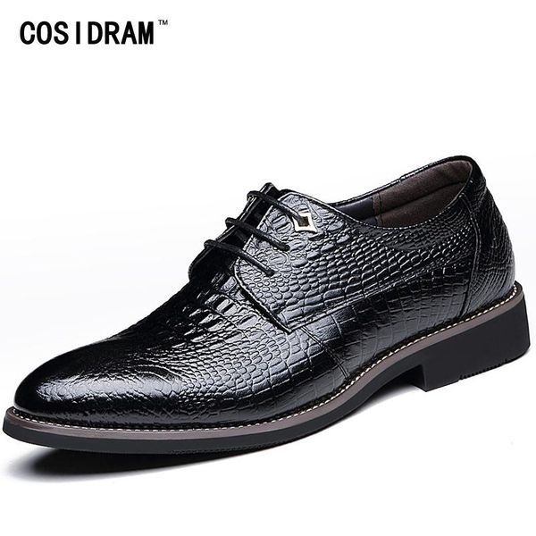 cosidram luxury formal shoes 2020 men dress shoes pointed toe business wedding for male genuine leather oxfords brm-935, Black
cosidram luxury formal shoes 2020 men dress shoes pointed toe business wedding for male genuine leather oxfords brm-935, Black