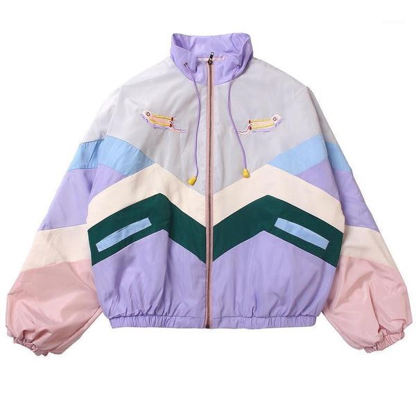 2020 vintage women pastel bomber jacket cute embroidery color block duster souvenir sukajan jacket japanese girls harajuku style1, Black;brown
2020 vintage women pastel bomber jacket cute embroidery color block duster souvenir sukajan jacket japanese girls harajuku style1, Black;brown