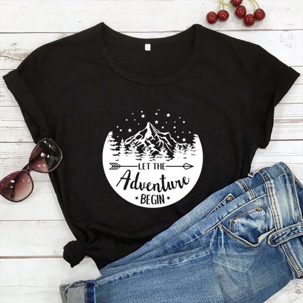 let the adventure begin arrow t shirt trendy women short sleeve graphic hiking tee shirt aesthetic camping outdoor tshirt, White
let the adventure begin arrow t shirt trendy women short sleeve graphic hiking tee shirt aesthetic camping outdoor tshirt, White