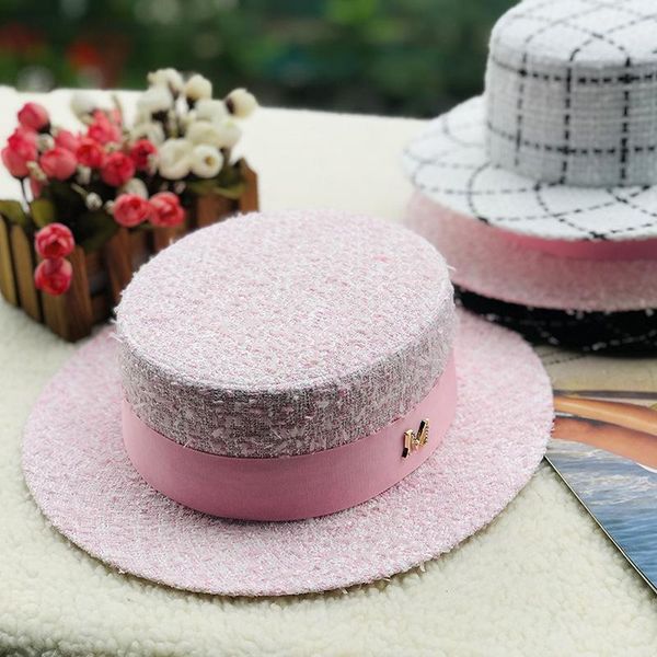 m flat straw hats female mixed color beach hat lady boater sun caps m panama fedora women's cap, Blue;gray
m flat straw hats female mixed color beach hat lady boater sun caps m panama fedora women's cap, Blue;gray