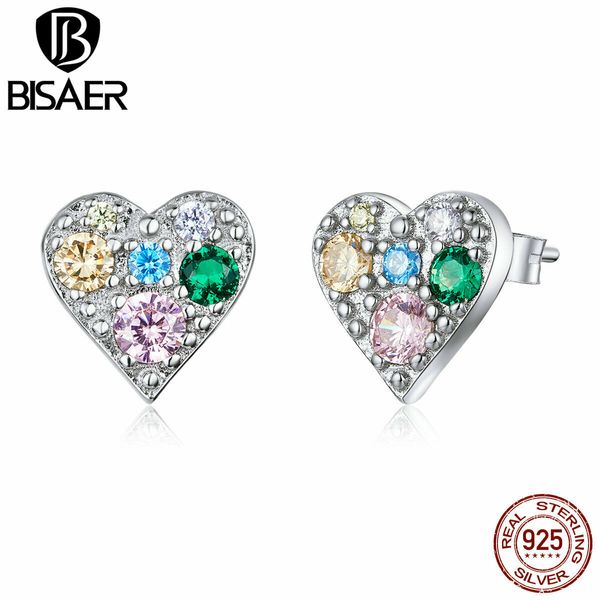 luxury authentic s925 sterling silver colorful love heart stud earrings for women girls valentine's daygifts, Golden;silver
luxury authentic s925 sterling silver colorful love heart stud earrings for women girls valentine's daygifts, Golden;silver