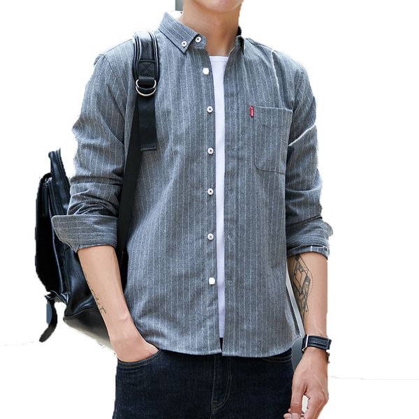 casual long sleeve pocket shirts male slim fit cotton shirts mens soft clothes chemise homme camisa masculina 623393815207, White;black
casual long sleeve pocket shirts male slim fit cotton shirts mens soft clothes chemise homme camisa masculina 623393815207, White;black
