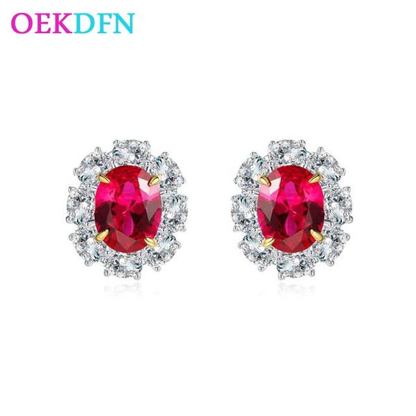 oekdfn vintage 100% 925 sterling silver stud earrings women created moissanite ruby gemstone birthstone ear studs fine jewelry, Golden;silver
oekdfn vintage 100% 925 sterling silver stud earrings women created moissanite ruby gemstone birthstone ear studs fine jewelry, Golden;silver