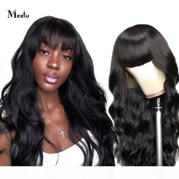 meetu body wave парик с челкой full machine made парик с челкой без кружева парики естественный цвет человеческих волос парики для женщин, Black;brown
meetu body wave парик с челкой full machine made парик с челкой без кружева парики естественный цвет человеческих волос парики для женщин, Black;brown