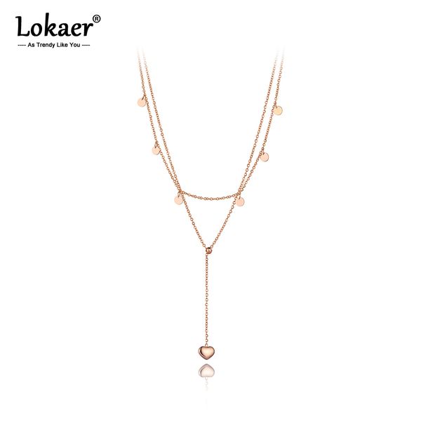 chokers lokaer original design double layer heart charm pendant necklaces for women fashion stainless steel choker necklace n20215, Golden;silver
chokers lokaer original design double layer heart charm pendant necklaces for women fashion stainless steel choker necklace n20215, Golden;silver