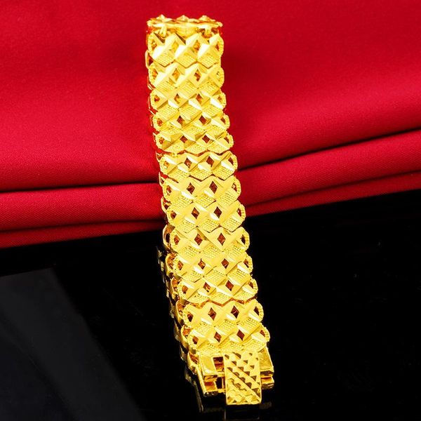 star patterned men's wrist chain yellow gold filled 15.5mm,20cm trendy homme bracelet pulseira masculina, Black
star patterned men's wrist chain yellow gold filled 15.5mm,20cm trendy homme bracelet pulseira masculina, Black