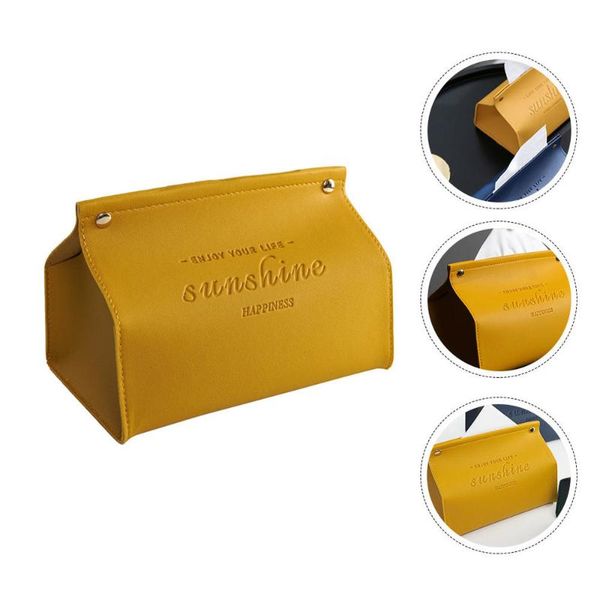 1pc Delicate Tissue Box Hotel Tissue Box Multi-purpose Towel Storage